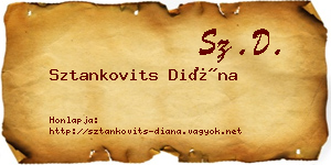 Sztankovits Diána névjegykártya